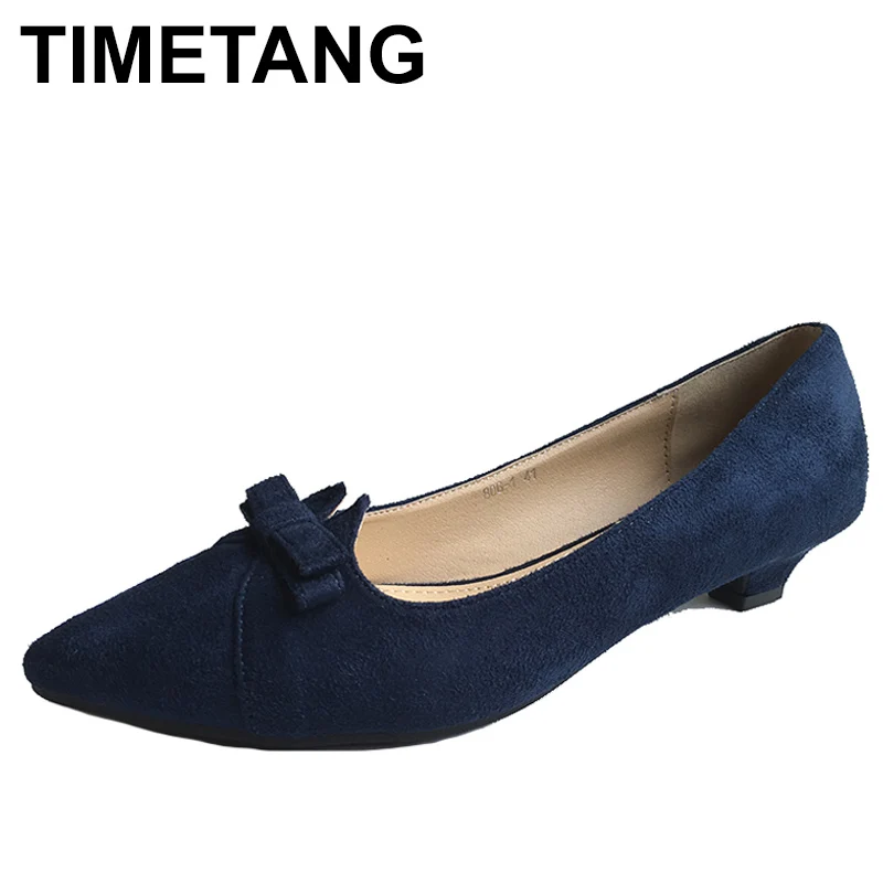TIMETANG New Fashion Shoes Women High Heels Pointed toe Elegant Bowknot Women's Pumps Office Ladies Brand Shoes Low Heels C247
TIMETANG New Fashion Shoes Women High Heels Pointed toe Elegant Bowknot Women's Pumps Office Ladies Brand Shoes Low Heels C247