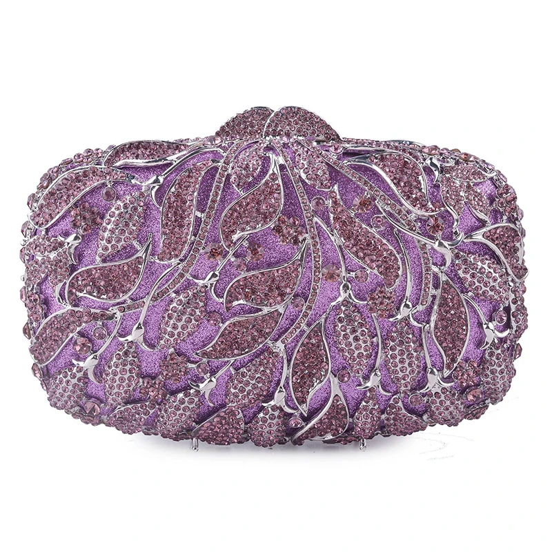 Women Purple/Black 3 Colors Crystal Evening Clutch Bag 100% Handmade Diamonds Ladies Purse Handbags Luxury Female Evening Bags
Women Purple/Black 3 Colors Crystal Evening Clutch Bag 100% Handmade Diamonds Ladies Purse Handbags Luxury Female Evening Bags