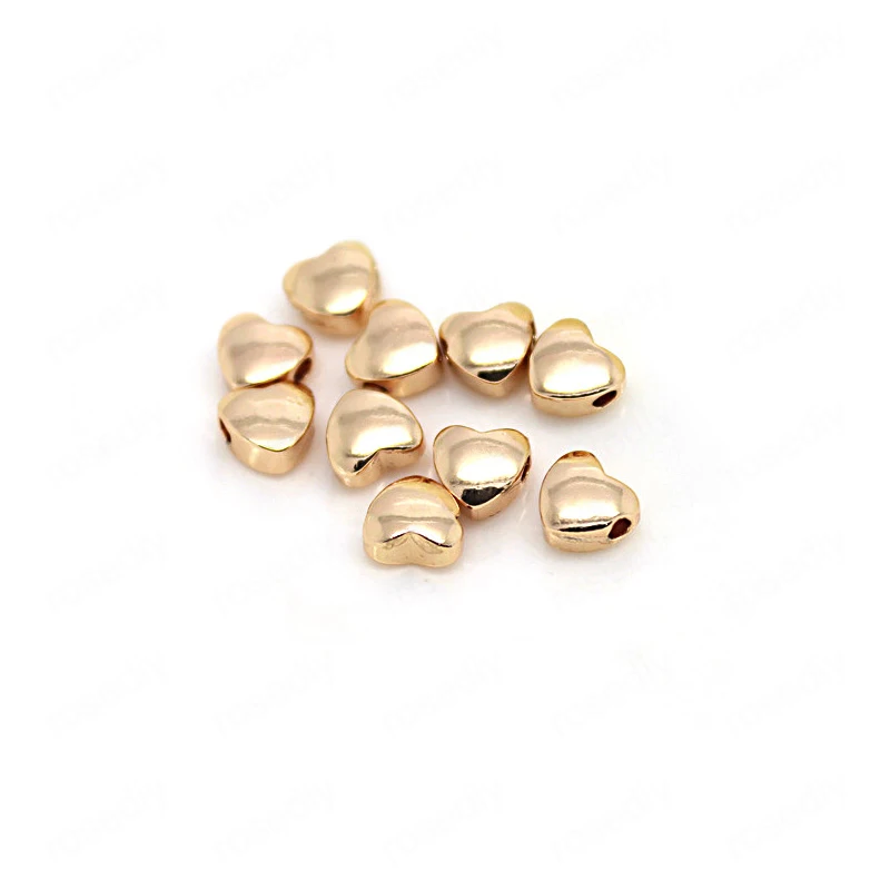 20PCS 6x5MM 24K Champagne Gold Color Plated Brass Heart Beads Bracelet Beads High Quality Diy Jewelry Accessories
20PCS 6x5MM 24K Champagne Gold Color Plated Brass Heart Beads Bracelet Beads High Quality Diy Jewelry Accessories