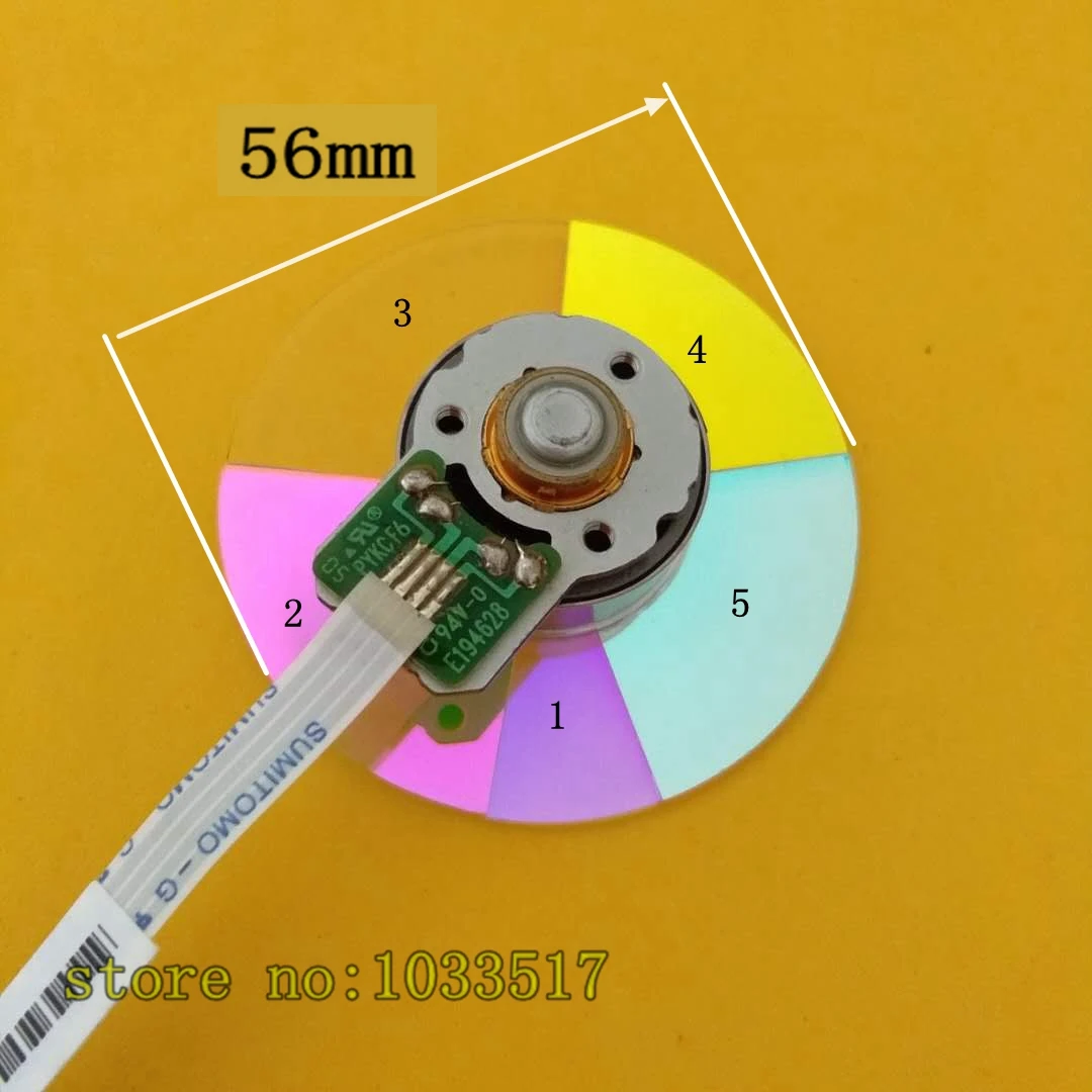 Projector Color Wheel for optoma DM13 DM15 DM132 DT683 EX785 EX765 EX779 EX762 EP782 EP783 DW674 DW766 Projector diameter 56mm
Projector Color Wheel for optoma DM13 DM15 DM132 DT683 EX785 EX765 EX779 EX762 EP782 EP783 DW674 DW766 Projector diameter 56mm