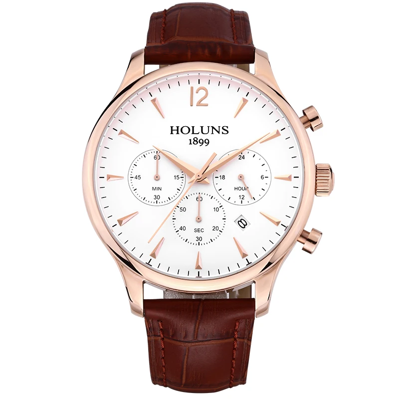 Кварцевые водонепроницаемые часы с кожаным ремешком.|wristwatch brand|wristwatch for menwristwatch mens