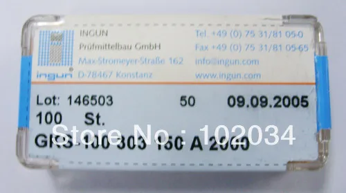 100 шт./лот INGUN GKS 303 150 A 2000 пружинный тестовый зонд Pogo Pin Сделано в Тайване|pin pin|pin pogopin