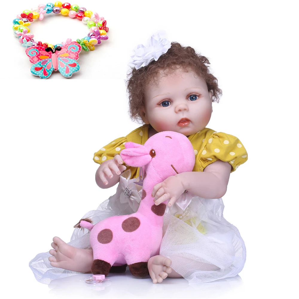 Кукла Bebes Reborn, 57 см, силиконовая кукла для всего тела, девочка, Кукла Reborn, игрушка для ванны, Реалистичная кукла для новорожденной принцессы Виктории Bonecas Menina
Кукла Bebes Reborn, 57 см, силиконовая кукла для всего тела, девочка, Кукла Reborn, игрушка для ванны, Реалистичная кукла для новорожденной принцессы Виктории Bonecas Menina