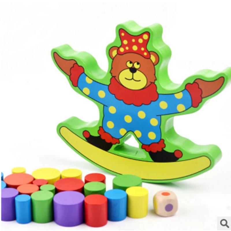 free shippin Educational Toys Wooden Bear Balance Game Sticks Balancing Blocks Wood Toys Children Hands Practice Balance
free shippin Educational Toys Wooden Bear Balance Game Sticks Balancing Blocks Wood Toys Children Hands Practice Balance