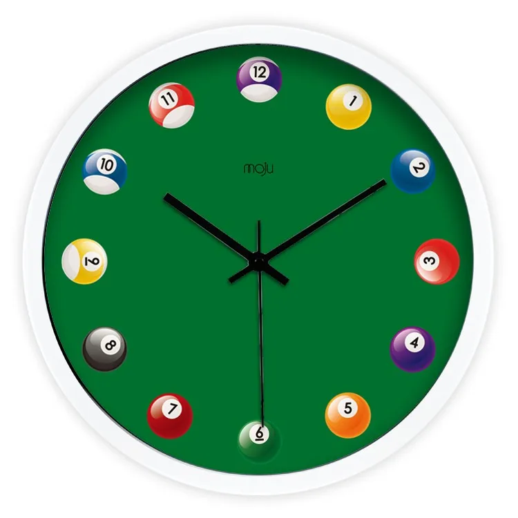 Black white wall clock modern billiards of creative arts The sitting room quartz clock wall world
Black white wall clock modern billiards of creative arts The sitting room quartz clock wall world