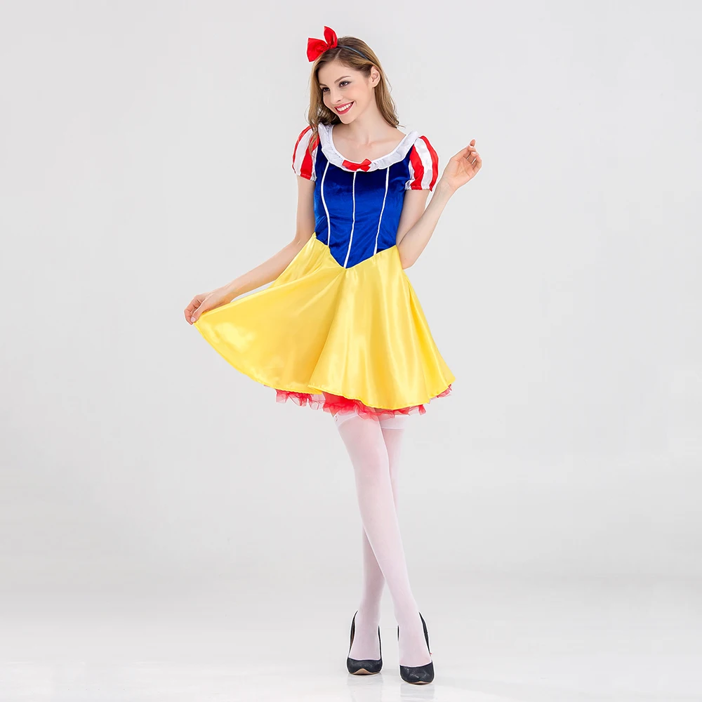 VASHEJIANG Adult Fairy Tale Princess Snow White Costume Sexy Snow White Princess Cosplay Women Halloween Carnival Costumes
VASHEJIANG Adult Fairy Tale Princess Snow White Costume Sexy Snow White Princess Cosplay Women Halloween Carnival Costumes