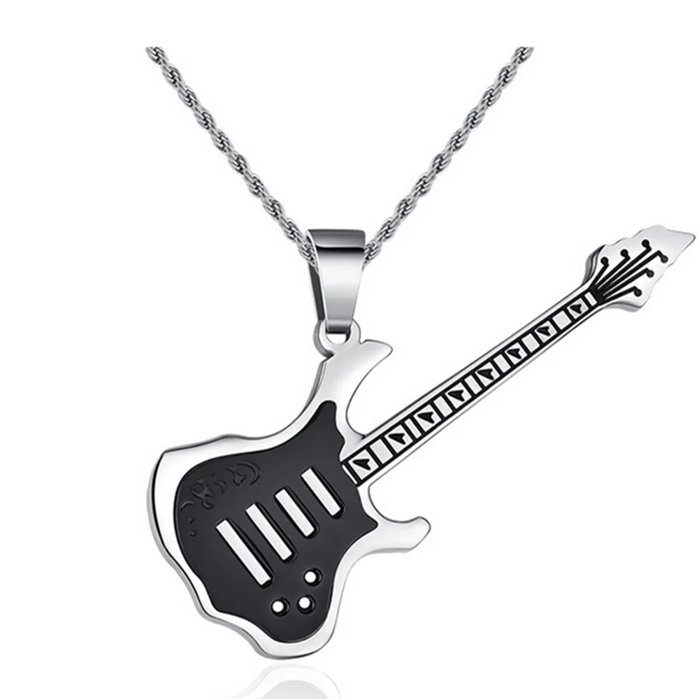 fashion Jewelry accessories 316L stainless steel high level technology guitar necklace men female models couple gifts
fashion Jewelry accessories 316L stainless steel high level technology guitar necklace men female models couple gifts