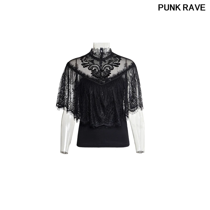 Gothic Gorgeous Floral Pattern Shrug Shawl Sexy See-through Short Sleeve Girl Lace Shrug Shawl Party T-shirt Top PUNK RAVE T-455
Gothic Gorgeous Floral Pattern Shrug Shawl Sexy See-through Short Sleeve Girl Lace Shrug Shawl Party T-shirt Top PUNK RAVE T-455