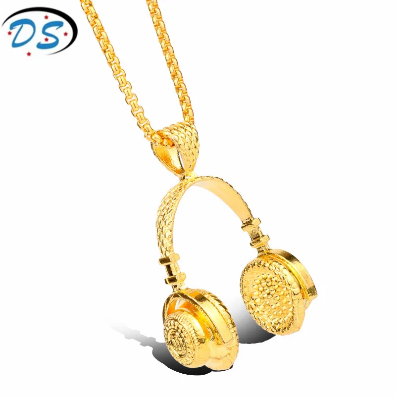 Men Women Punk Hip Hop Jewelry Stainless Statement Necklace Headset Headphones Pendant Necklace Collier
Men Women Punk Hip Hop Jewelry Stainless Statement Necklace Headset Headphones Pendant Necklace Collier