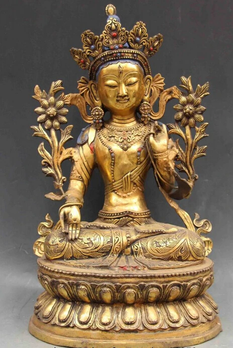 xd 003426 19 Chinese Temple copper bronze White Tara Bodhisattva Kwan-Yin Guan yin buddha
xd 003426 19 Chinese Temple copper bronze White Tara Bodhisattva Kwan-Yin Guan yin buddha