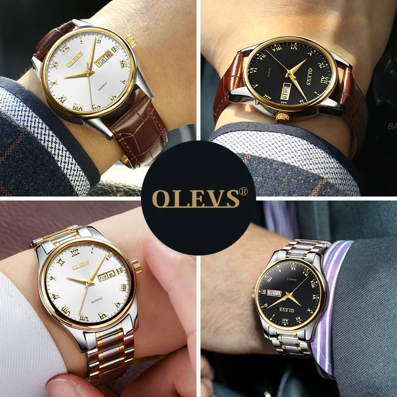 OLEVS Men's Watch Brand Luxury Waterproof Analog Quartz Clock Male Leather Belt Casual Sports Watches Men relogio masculino 2018
OLEVS Men's Watch Brand Luxury Waterproof Analog Quartz Clock Male Leather Belt Casual Sports Watches Men relogio masculino 2018