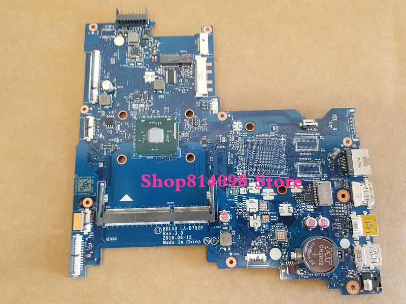 KEFU FOR HP 250 G5 15-AY Laptop Motherboard BDL50 LA-D702P 854943-601 854943-001 N3710 100% wrking
KEFU FOR HP 250 G5 15-AY Laptop Motherboard BDL50 LA-D702P 854943-601 854943-001 N3710 100% wrking