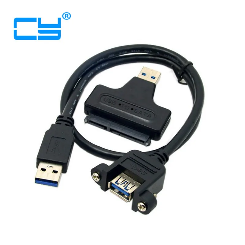 Переходник с USB 3,0 на SATA 22pin с удлинительным кабелем «Папа-мама» USB 3,0 для жесткого диска 2,5 дюйма
Переходник с USB 3,0 на SATA 22pin с удлинительным кабелем «Папа-мама» USB 3,0 для жесткого диска 2,5 дюйма