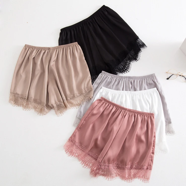 New Women Shorts Plus Size Loose Lace Eyelash Sexy Ladies Shorts Fashion Casual Home Ice Silk Short Hot Femme Breathable Panties
New Women Shorts Plus Size Loose Lace Eyelash Sexy Ladies Shorts Fashion Casual Home Ice Silk Short Hot Femme Breathable Panties