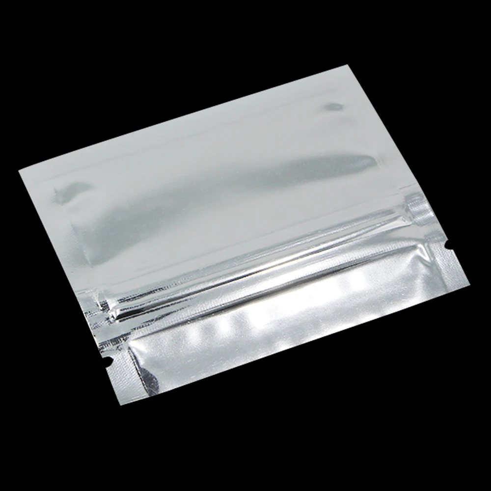 100Pcs/lot Silver Heat Seal Aluminum Foil Zip Lock Packaging Bag Reclosable Tea Snack Nuts Mylar Foil Zipper Package Pouch
100Pcs/lot Silver Heat Seal Aluminum Foil Zip Lock Packaging Bag Reclosable Tea Snack Nuts Mylar Foil Zipper Package Pouch