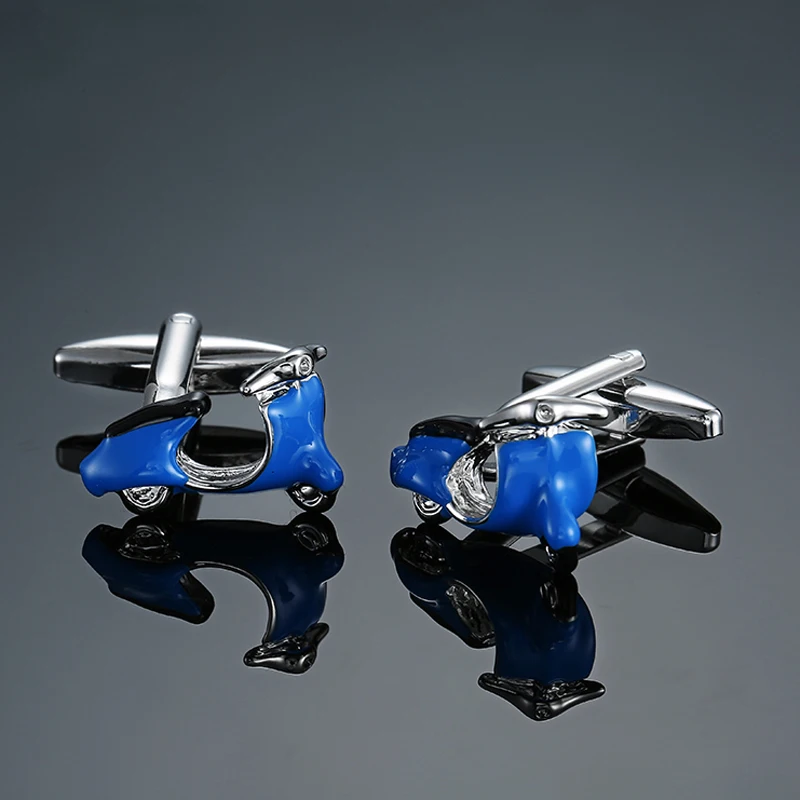 DY New high quality fashion blue electric vehicle Cufflinks fashion Men's French shirt Cufflink wholesale
DY New high quality fashion blue electric vehicle Cufflinks fashion Men's French shirt Cufflink wholesale