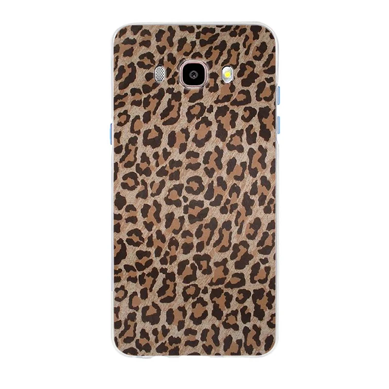 Модный чехол из ТПУ с изображением Пантеры и Тигра леопарда для Samsung Galaxy S6 Edge S7edge S8