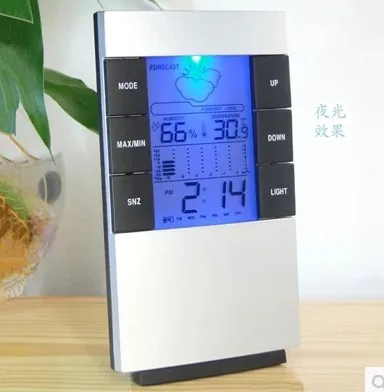Free Shipping Wireless Weather Station Home Weather Forecaster Barometer Thermometer Indoor Hygrometer Night Screen
Free Shipping Wireless Weather Station Home Weather Forecaster Barometer Thermometer Indoor Hygrometer Night Screen
