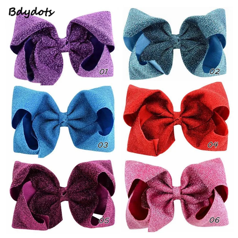 1Piece 8 Inch Solid Hairpins New Design Fabric Hair Bows Clips Boutique Bling Shinny Bows For Kids Headwear Hair Accessories
1Piece 8 Inch Solid Hairpins New Design Fabric Hair Bows Clips Boutique Bling Shinny Bows For Kids Headwear Hair Accessories