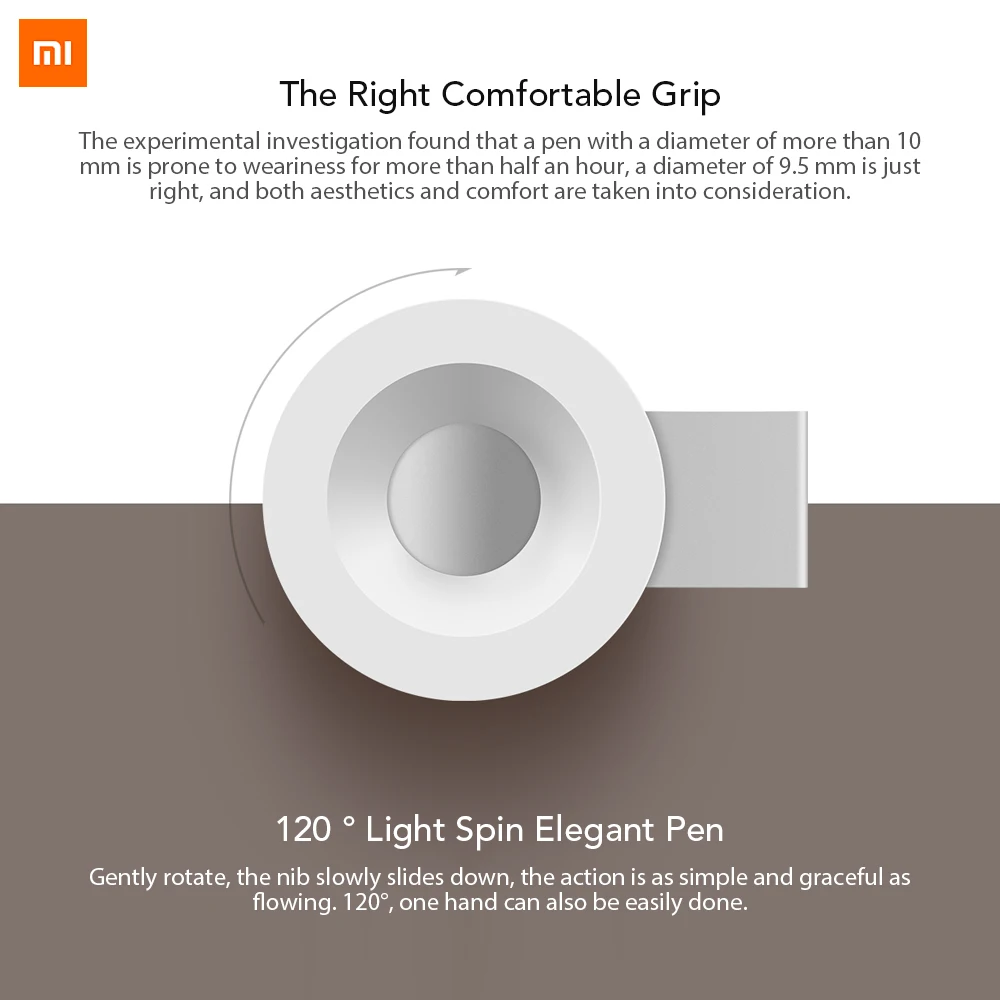 Ручка Xiaomi Mijia со швейцарским стержнем 0 5 мм 143 шариковая ручка для подписи офиса и