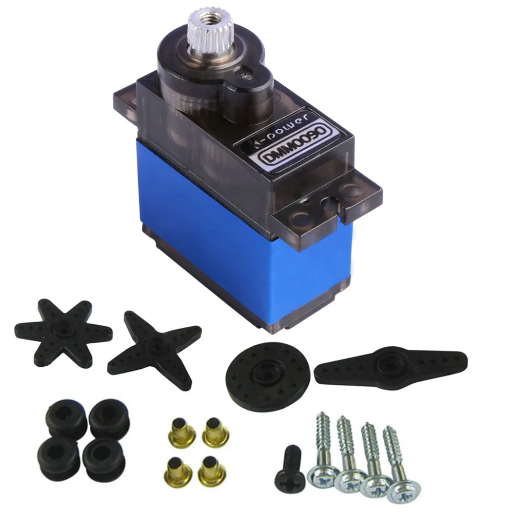 K-power DMM0090 3KG Torque Metal Gear Digital Servo MINI Micro RC Servo for RC Heli car plane
K-power DMM0090 3KG Torque Metal Gear Digital Servo MINI Micro RC Servo for RC Heli car plane