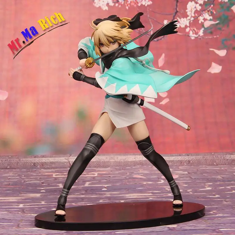 21 см аниме фигурка Fate Grand Order Koha ace Okita Souji Sakura Saber Боевая версия ПВХ Модель Коллекция