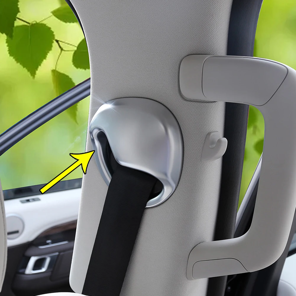 ABS Chrome Car Accessories Interior Front Safety Seat Belt Buckle Cover Trim Frame for Land Rover Discovery 5 L462 LR5 2017 2018
ABS Chrome Car Accessories Interior Front Safety Seat Belt Buckle Cover Trim Frame for Land Rover Discovery 5 L462 LR5 2017 2018