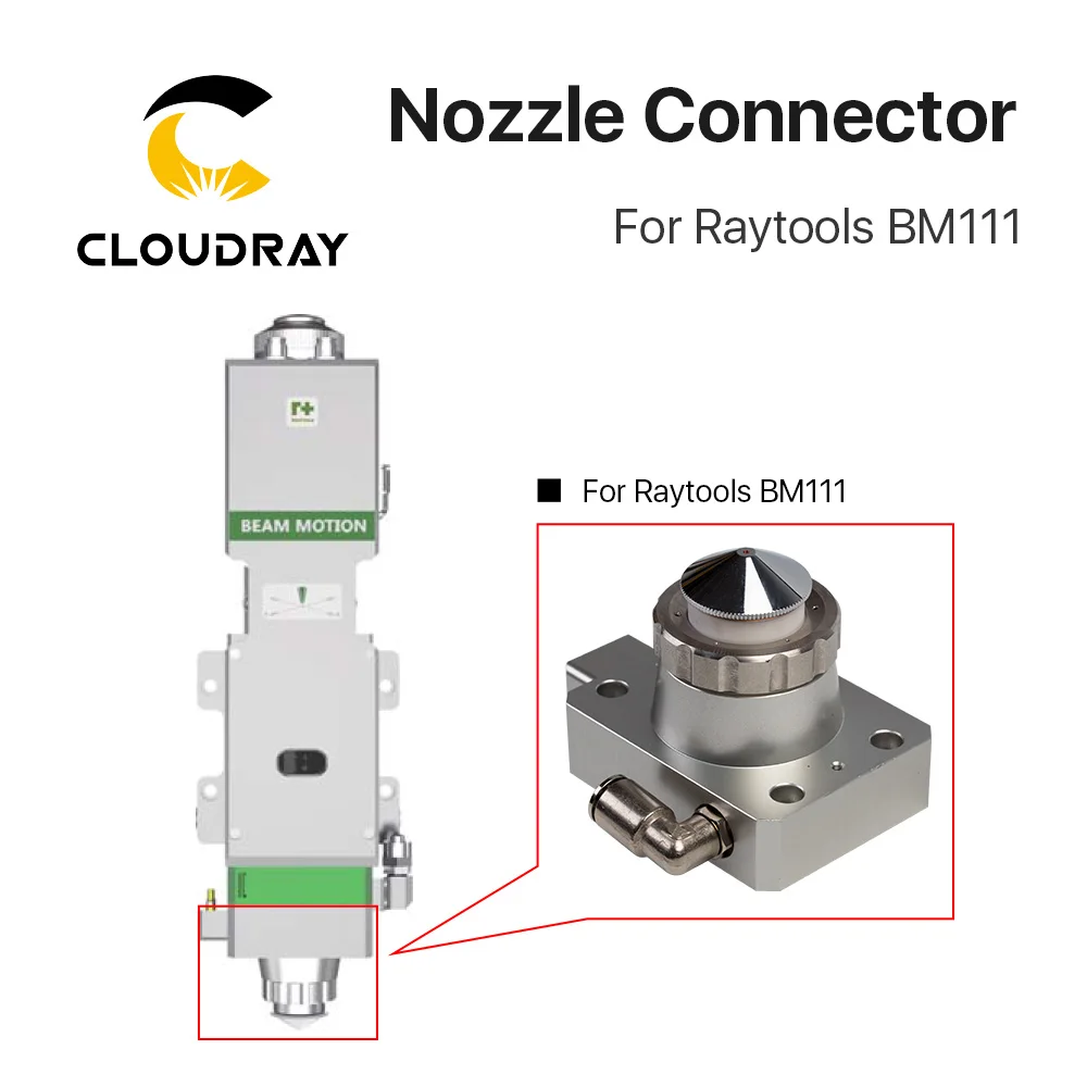 Cloudray Nozzle Connector of Raytools Laser Head BM111 For Fiber Laser 1064nm Cutting Machine
Cloudray Nozzle Connector of Raytools Laser Head BM111 For Fiber Laser 1064nm Cutting Machine
