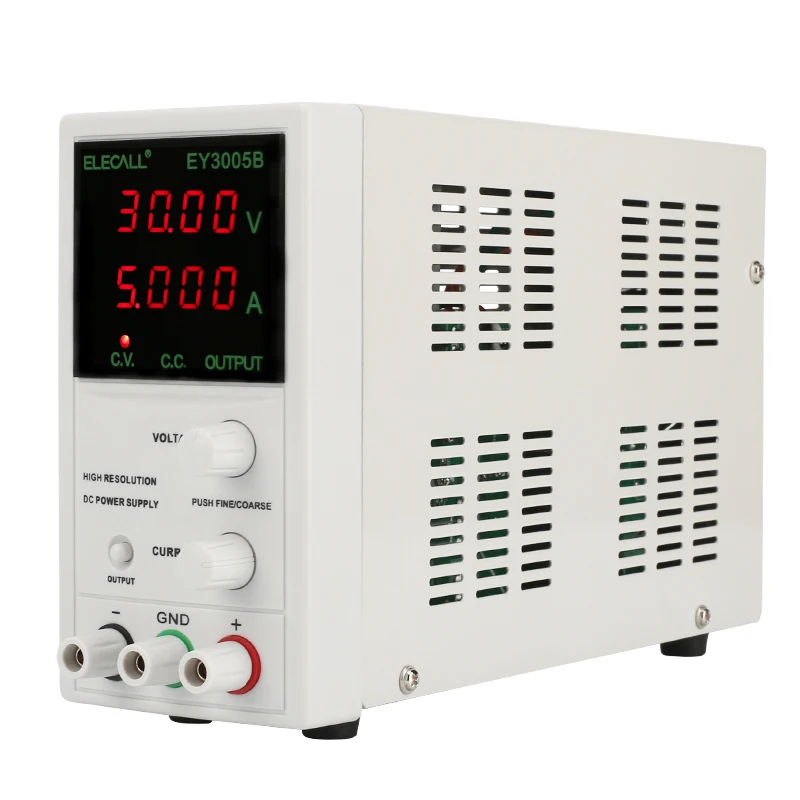 ELECALL EY3005B High Resolution DC power supply Voltage regulators Power regulation Adjustable
ELECALL EY3005B High Resolution DC power supply Voltage regulators Power regulation Adjustable