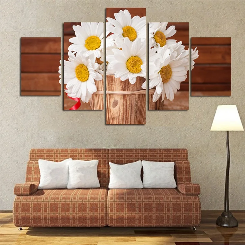 Unframed Painting 5 Pieces/Set Daisy Rose Various Flowers Modern Modular Picture Plant Vase Canvas Wall Art Home Decor
Unframed Painting 5 Pieces/Set Daisy Rose Various Flowers Modern Modular Picture Plant Vase Canvas Wall Art Home Decor