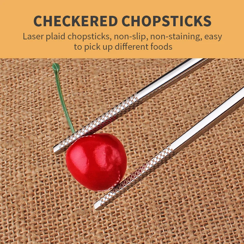 JueQi 304 Stainless Steel Chinese Chopsticks Wheat Straw Portable Travel Chopsticks Kids Reusable Food Sticks For Sushi 1 Pair
JueQi 304 Stainless Steel Chinese Chopsticks Wheat Straw Portable Travel Chopsticks Kids Reusable Food Sticks For Sushi 1 Pair