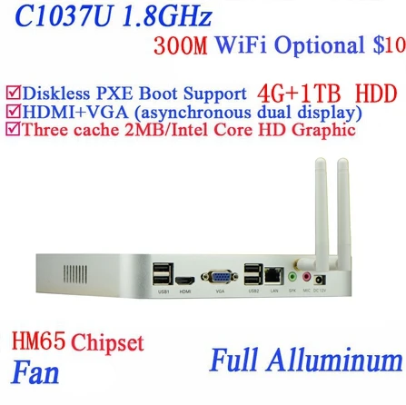 Real power faction mini pc windows 7 or linux with Celeron C1037U 1.8Ghz with VGA HDMI RJ45 USB*4 4G RAM 1TB HDD full alluminum
Real power faction mini pc windows 7 or linux with Celeron C1037U 1.8Ghz with VGA HDMI RJ45 USB*4 4G RAM 1TB HDD full alluminum
