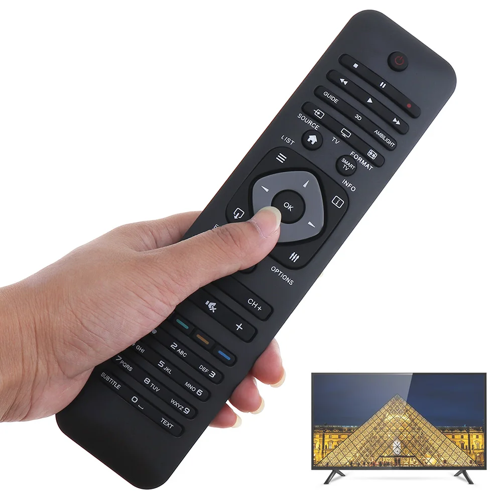 KELANG Universal TV Remote Control 433mhz 10M Long Transmission Distance for Philips RM-L1128 3D LED All Kind Smart TV
KELANG Universal TV Remote Control 433mhz 10M Long Transmission Distance for Philips RM-L1128 3D LED All Kind Smart TV