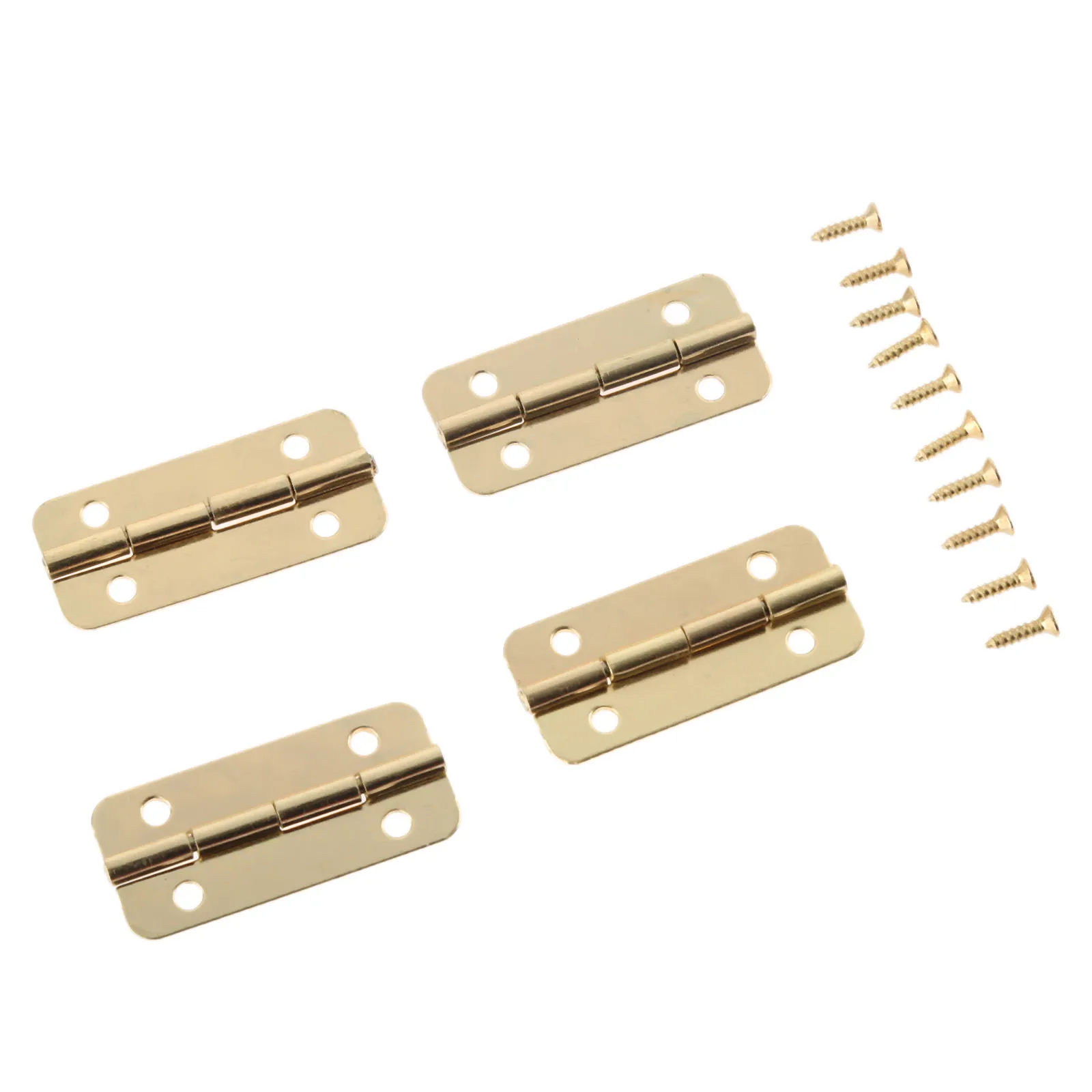 12Pcs Gold Door Furniture Hinges for Box Jewelry Chest Gift Wooden Box Case Dollhouse Cabinet Door Hinge with screws 37x17mm
12Pcs Gold Door Furniture Hinges for Box Jewelry Chest Gift Wooden Box Case Dollhouse Cabinet Door Hinge with screws 37x17mm