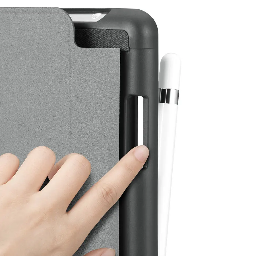 2018 Denim кожаный чехол для Apple iPad 9 7 с карандашницей Ultra Slim автоматическое выключение
