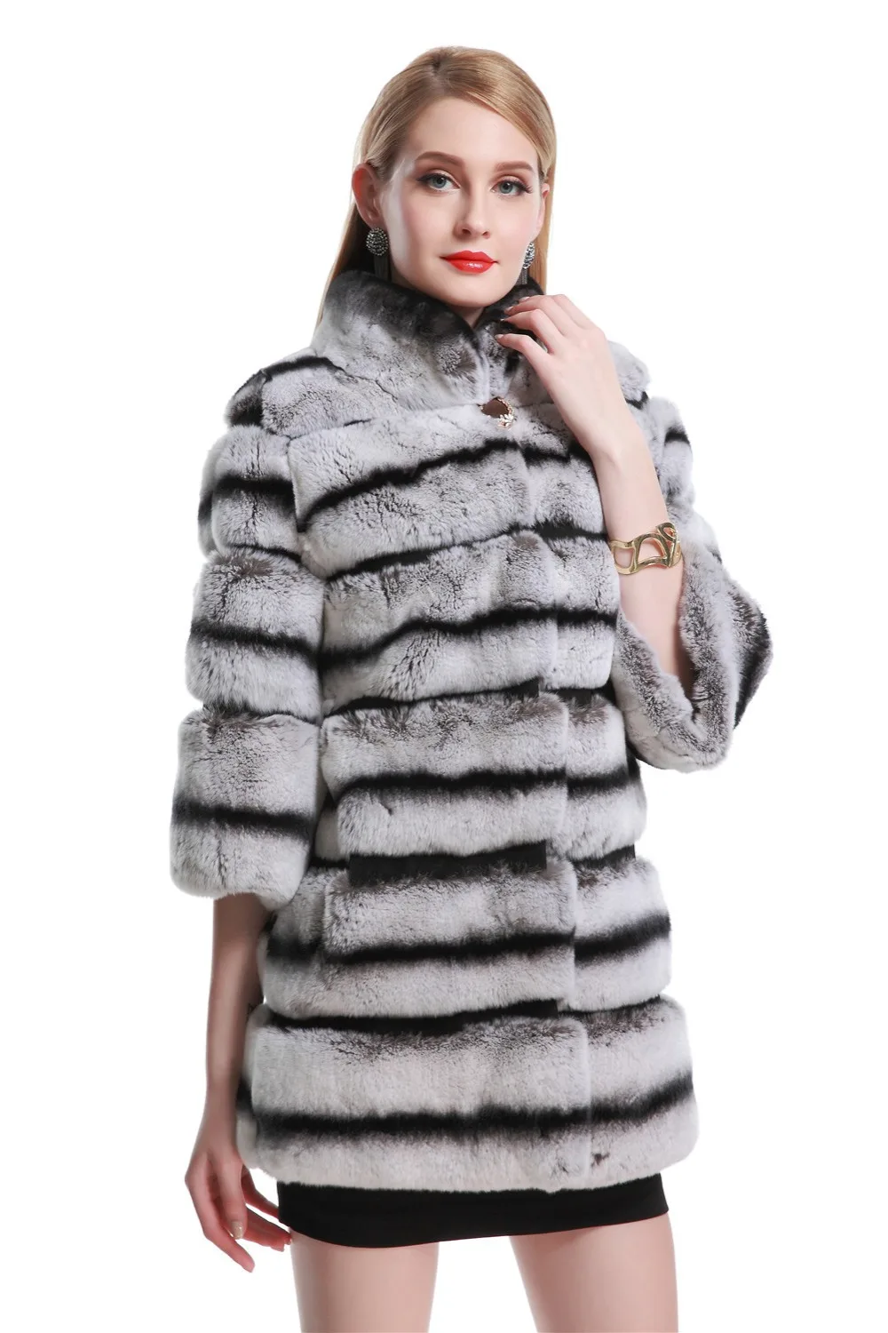LIYAFUR Women's Real Genuine Chinchilla Rex Rabbit Fur Long Winter Thick Coat Jacket Outerwear XL XXL XXXL XXXXL
LIYAFUR Women's Real Genuine Chinchilla Rex Rabbit Fur Long Winter Thick Coat Jacket Outerwear XL XXL XXXL XXXXL