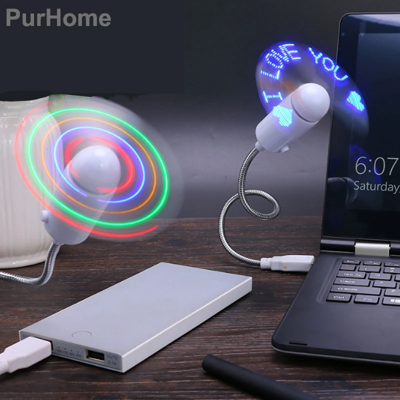 LED USB Fan Flashing Adjustable Gadget Mini LED Light Lovers writing Fan Office/Home Desktop High Quality
LED USB Fan Flashing Adjustable Gadget Mini LED Light Lovers writing Fan Office/Home Desktop High Quality