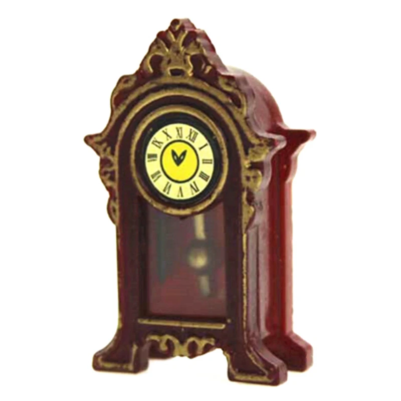 1/12 Mini Wooden Pendulum Clock Simulation Furniture Model Toys for Doll House Decoration Dollhouse Miniature Accessories
1/12 Mini Wooden Pendulum Clock Simulation Furniture Model Toys for Doll House Decoration Dollhouse Miniature Accessories