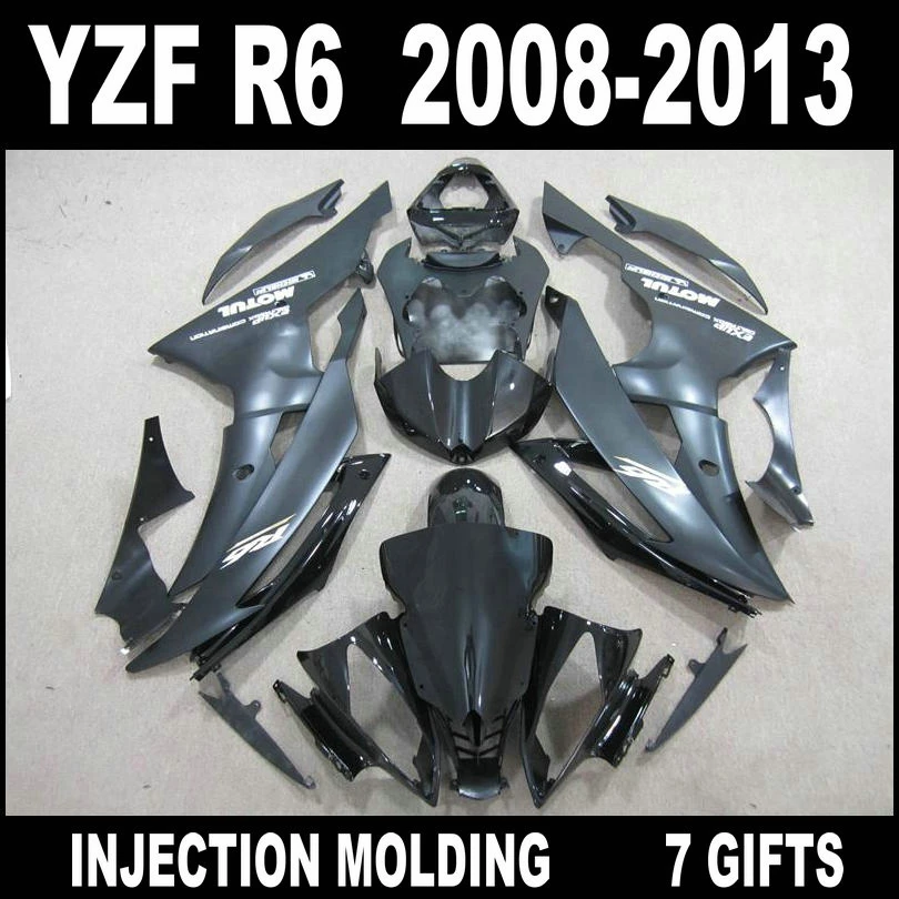 NEW HOT deep gray black bodywork for YZF R6 08 09 10 11 12 13 fairings brand new 2008 2009 - 2013 YAMAHA R6 fairing kits DVG75
NEW HOT deep gray black bodywork for YZF R6 08 09 10 11 12 13 fairings brand new 2008 2009 - 2013 YAMAHA R6 fairing kits DVG75