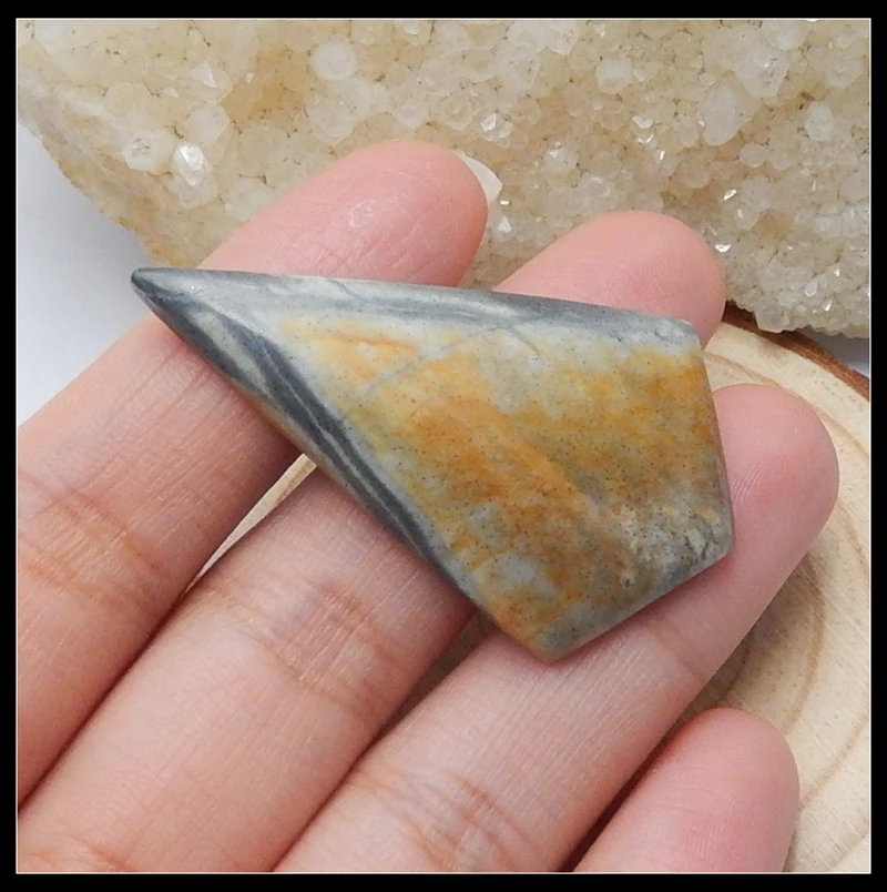 Wholesale 1Pcs Picasso Jasper Gemstone Pendant 46x26x6mm 7.2g Fashion Jewelry Accessories
Wholesale 1Pcs Picasso Jasper Gemstone Pendant 46x26x6mm 7.2g Fashion Jewelry Accessories