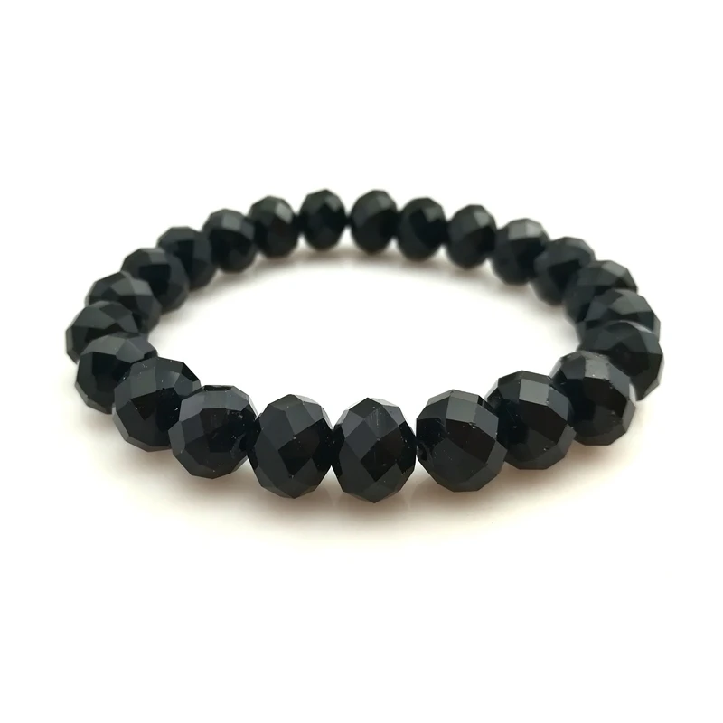 20pcs/lot Black Color 10mm Faceted Crystal Beaded Bracelet Elastic For Promotion Wholesale
20pcs/lot Black Color 10mm Faceted Crystal Beaded Bracelet Elastic For Promotion Wholesale