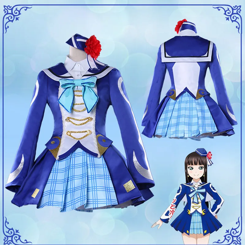 Горячее аниме LoveLive!Sunshine! Cos Хэллоуин Aqours Kurosawa Dia вечерние косплей женские туфли, милые женские униформы морского флота для костюмированной вечеринки костюм
Горячее аниме LoveLive!Sunshine! Cos Хэллоуин Aqours Kurosawa Dia вечерние косплей женские туфли, милые женские униформы морского флота для костюмированной вечеринки костюм