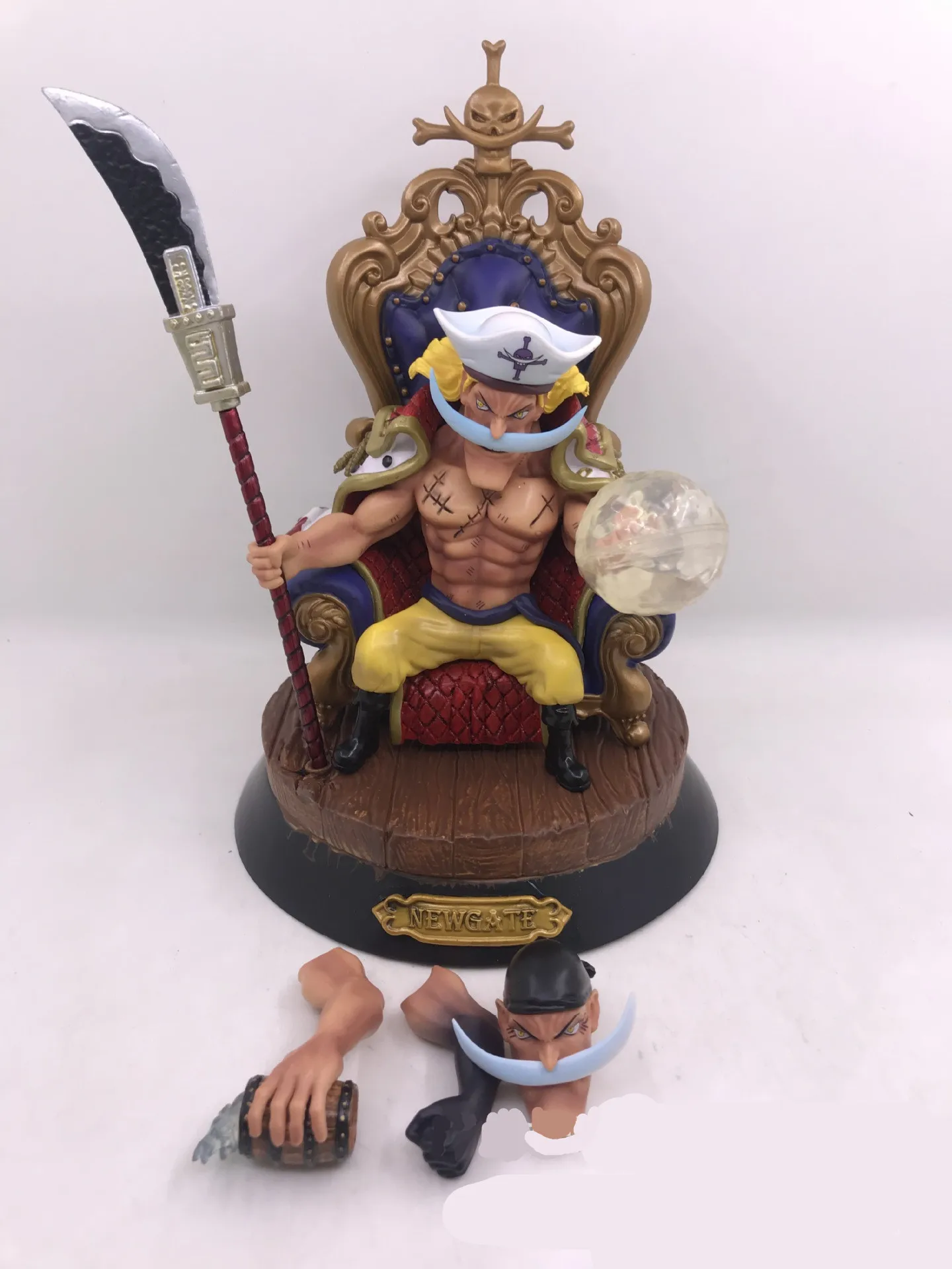 23 CM pvc Japanese anime figure One Piece Edward Newgate throne White beard action figure collectible model toys for boy
23 CM pvc Japanese anime figure One Piece Edward Newgate throne White beard action figure collectible model toys for boy