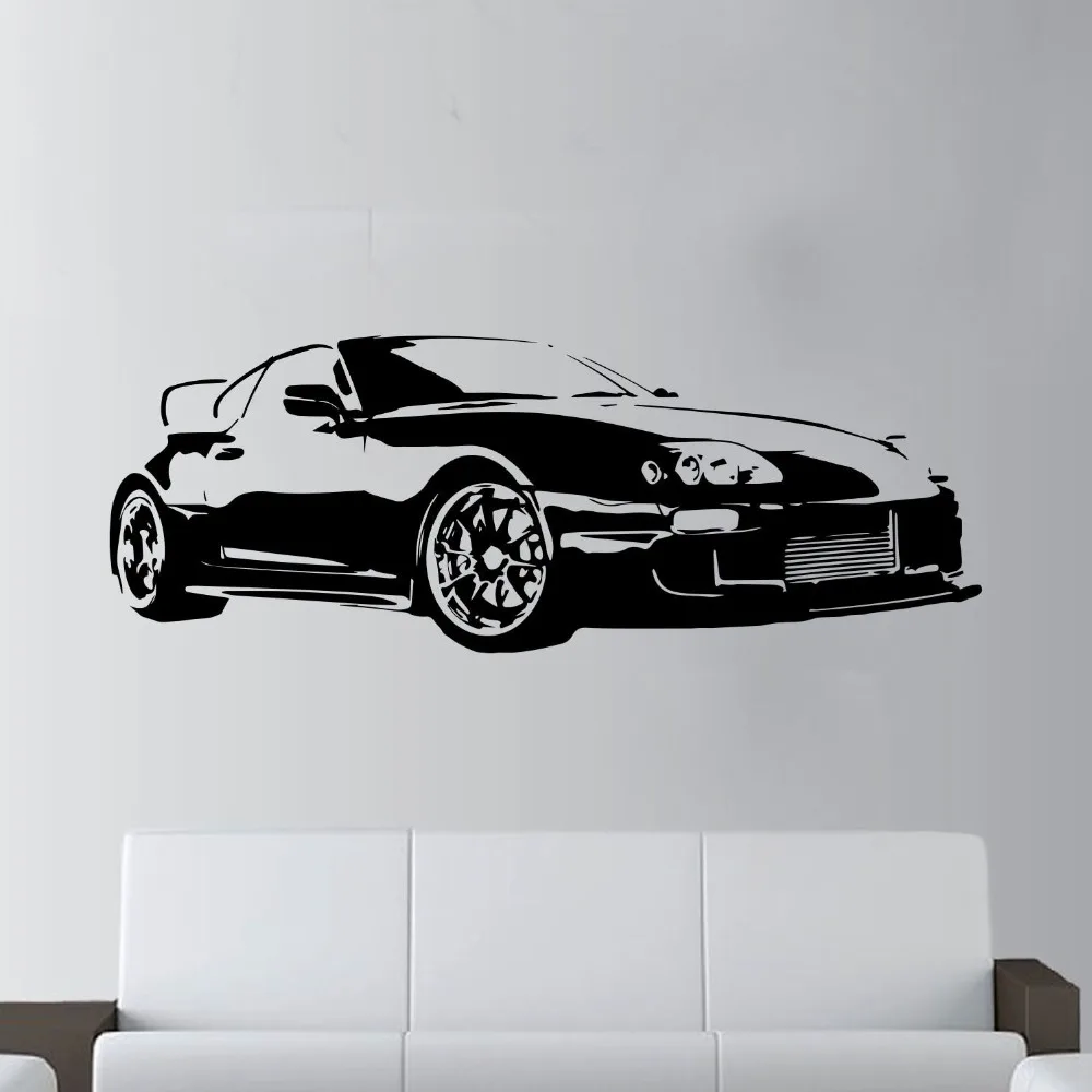 Large Car Supra Sports Super Car Decal Wall Art Decor Sticker for kids rooms Boys Living Bedroom Mural D797
Large Car Supra Sports Super Car Decal Wall Art Decor Sticker for kids rooms Boys Living Bedroom Mural D797