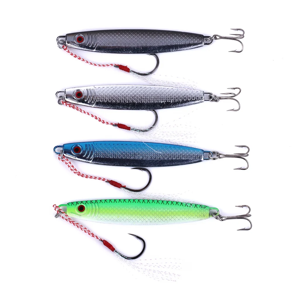 HENGJIA 4PCS 9.5CM 40G Jigging Metal Spoon VIB artificial bait boat fishing lures lead fishing tackle
HENGJIA 4PCS 9.5CM 40G Jigging Metal Spoon VIB artificial bait boat fishing lures lead fishing tackle