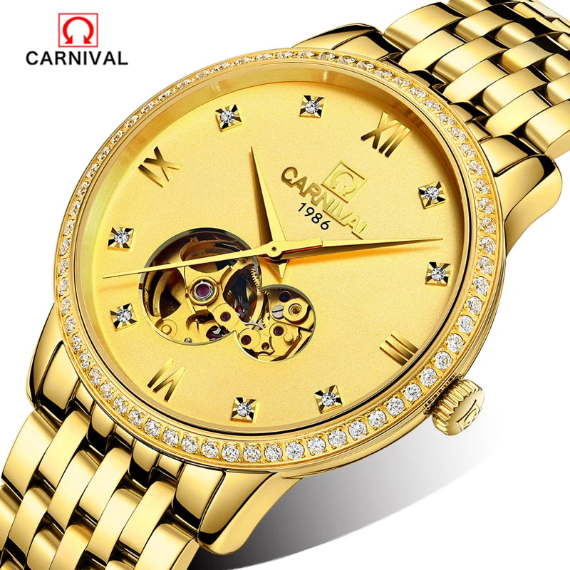 CARNIVAL Watch men Small second dial Sapphire waterproof Mechanical Watches New Fashion Tourbillon Men Watch Top brand Automatic
CARNIVAL Watch men Small second dial Sapphire waterproof Mechanical Watches New Fashion Tourbillon Men Watch Top brand Automatic