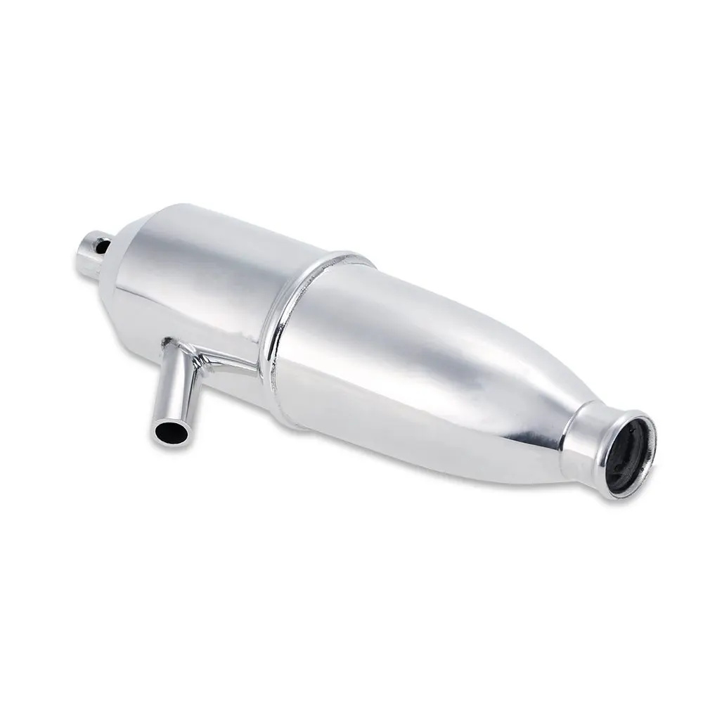 02124 HSP 102009 Aluminum Exhaust Pipe Nitro Engine Parts For VX SH 18 1/10 RC Model Cars Spare Parts