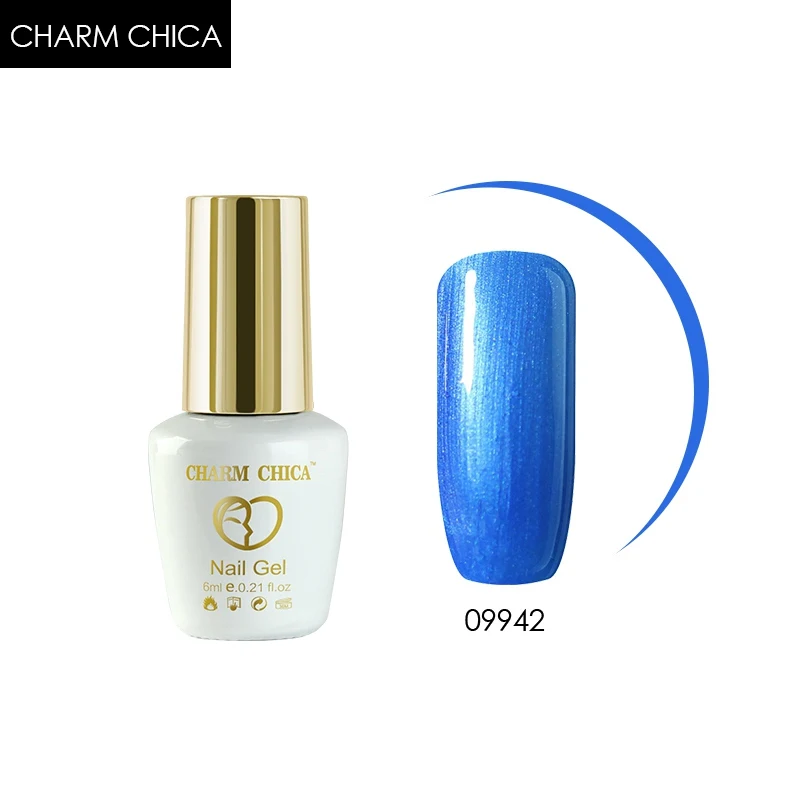 CHARM CHICA UV Гель-лак 6 мл замачиваемый Розовый Красный Цвет для ногтей Vernis