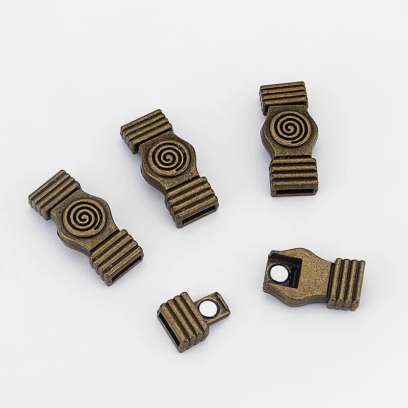 5sets Swirl Pattern Strong Magnetic Clasp for 10*2mm Flat Leather Cord Bracelet Jewelry Making Accessories
5sets Swirl Pattern Strong Magnetic Clasp for 10*2mm Flat Leather Cord Bracelet Jewelry Making Accessories