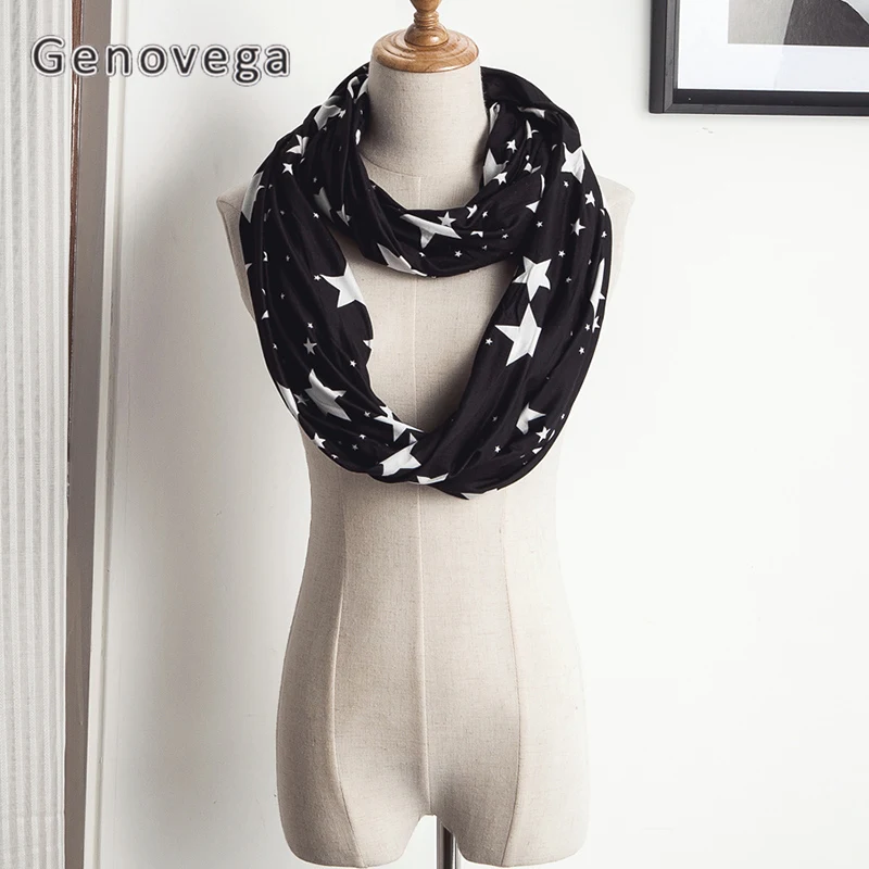 Genovega Print Pocket Scarf Women Warm Infinity Scarf Lady Ring Scarves Fashion Geometric Dots Stars Loop Scarf For Female
Genovega Print Pocket Scarf Women Warm Infinity Scarf Lady Ring Scarves Fashion Geometric Dots Stars Loop Scarf For Female
